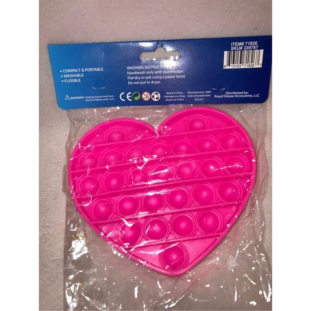 ☀️3/$9☀️ Pink Heart Fidget Toy
